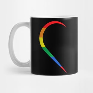 Lgbt Half Heart Love Couple Gay Pride Month Mug